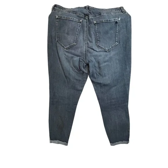 Jessica Simpson Women Jeans 10 High Rise Skinny Ankle Cuffed(W31 L24) - Picture 10 of 12